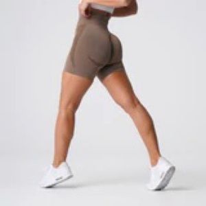 NVGTN Mocha Contour Seamless Shorts